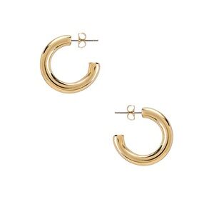 Gold Chunky Hoop Earrings